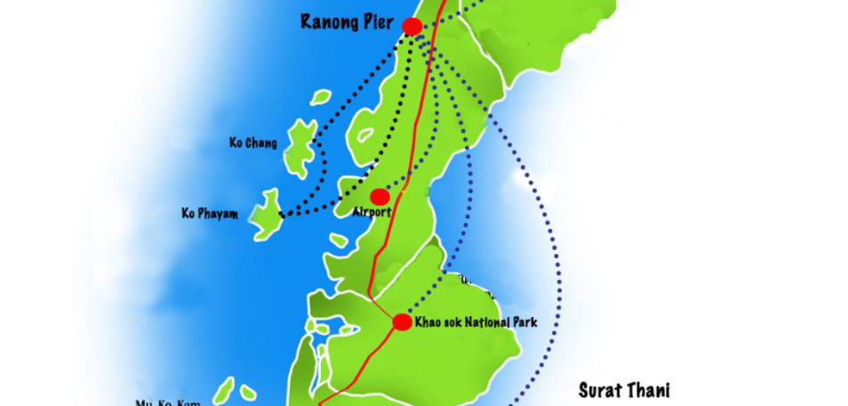 Map of Koh Payam